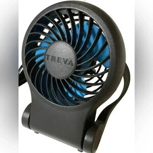 Treva Fan 2 Speed Battery Fan can be used with DC adapter-not included. Works!
